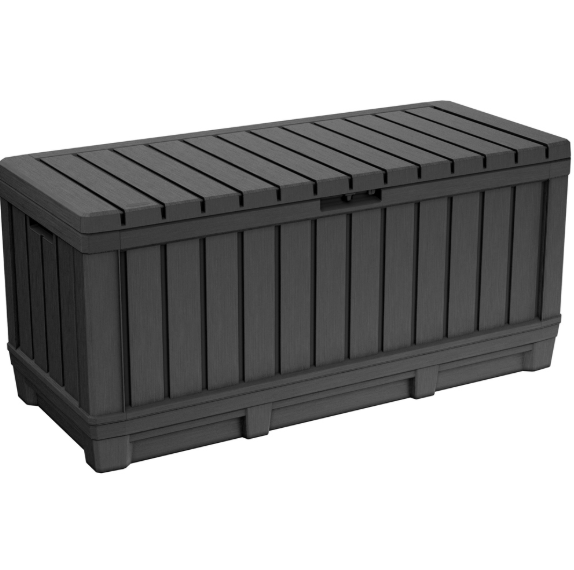 Keter Kentwood 350L Grey Outdoor Garden Storage Box