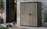 Signature High Store Storage Cabinet - Ashwood Brown