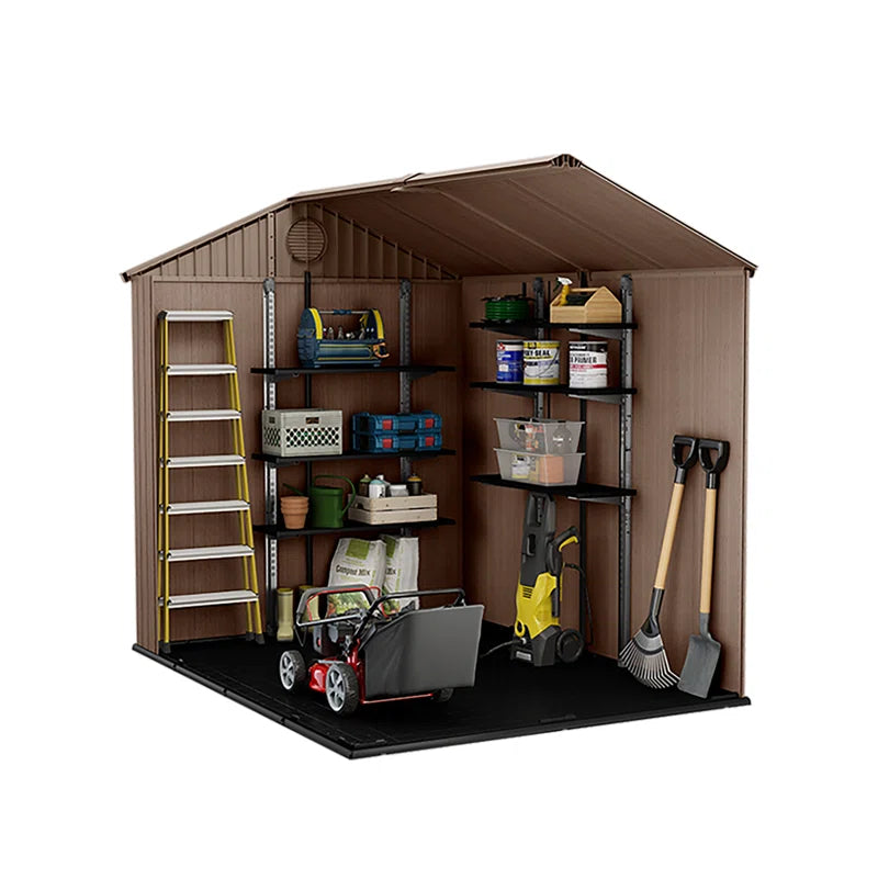 6 Ft. W X 8 Ft. D Apex Outdoor Garden Shed