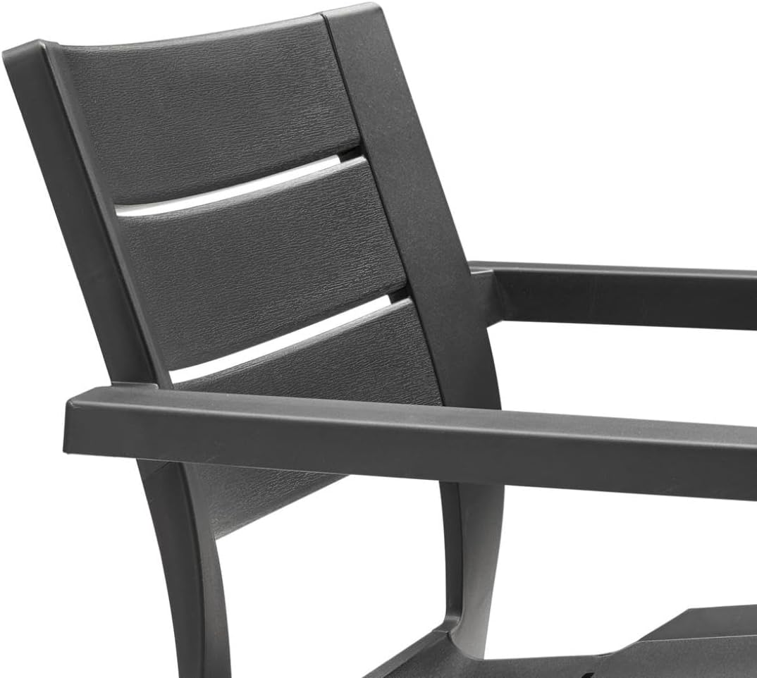 Keter 246188 Julie – Outdoor Garden Chair, Grey