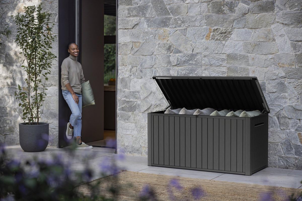 Keter Lineus 643L Storage Box - Graphite