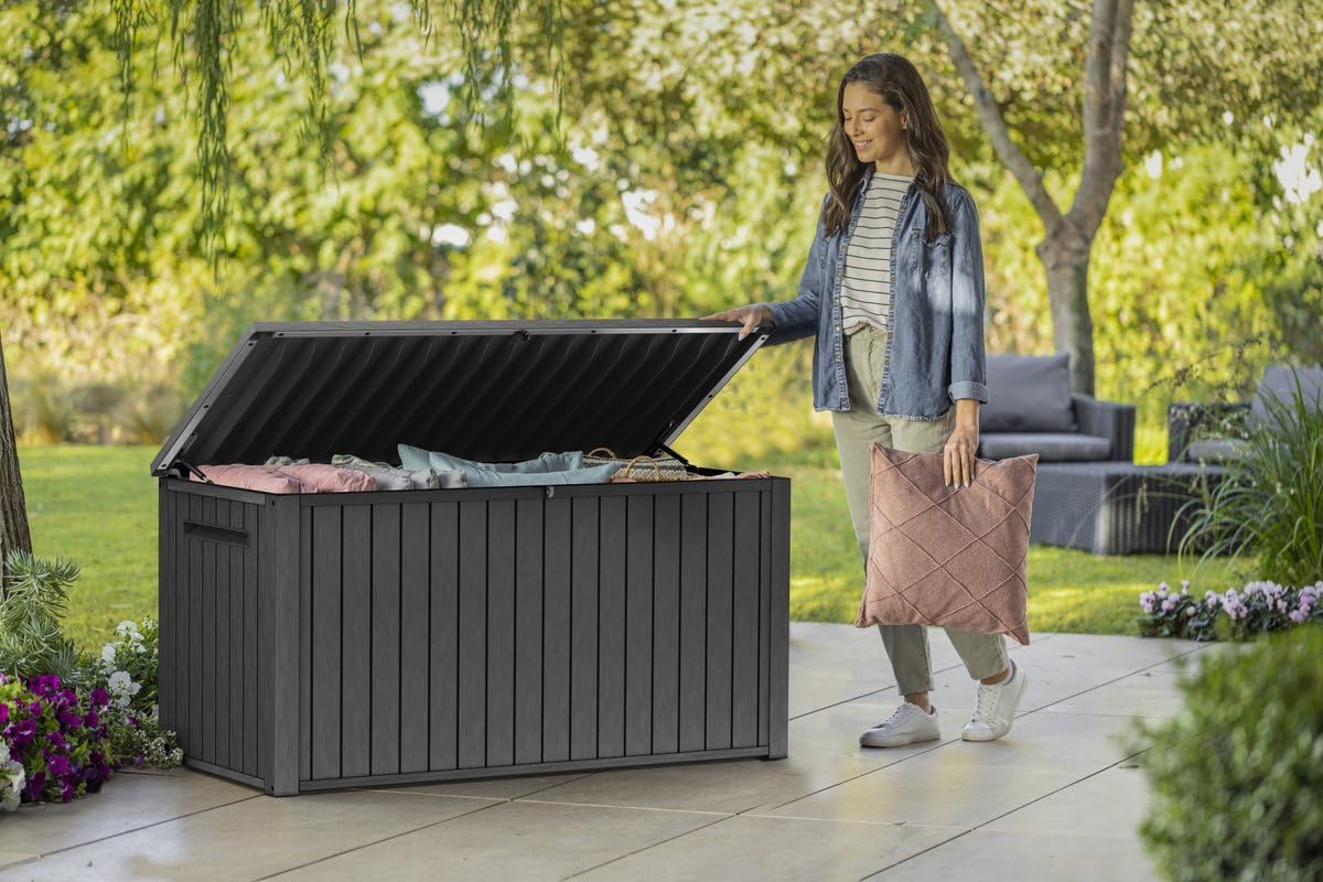 Keter Lineus 643L Storage Box - Graphite