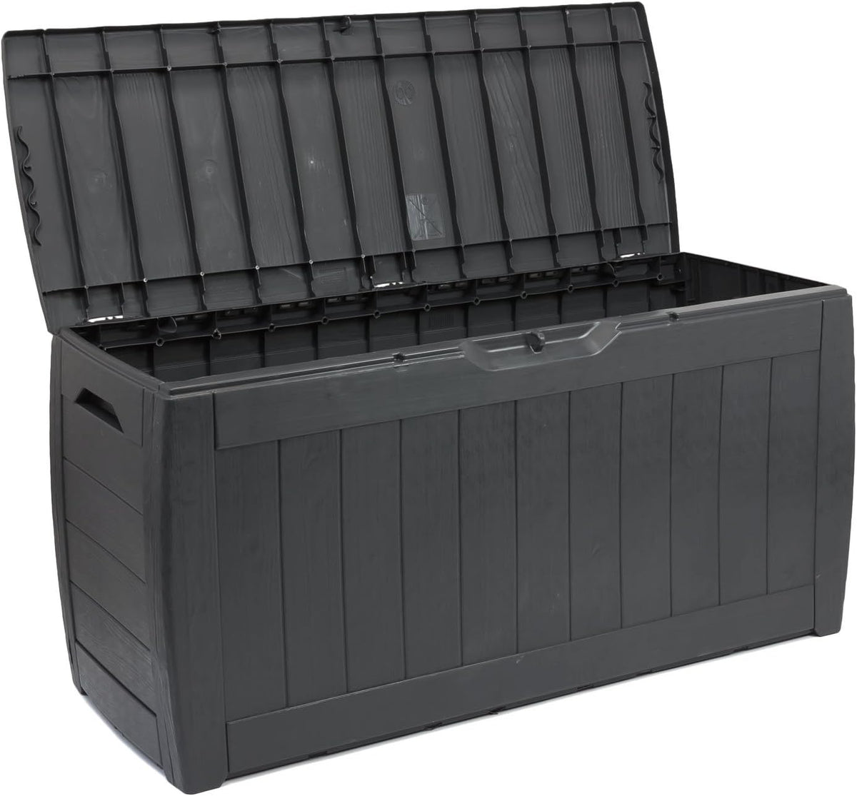Keter Chalet-Jardin 12 Hollywood Garden Storage Chest Charcoal Grey 270 L