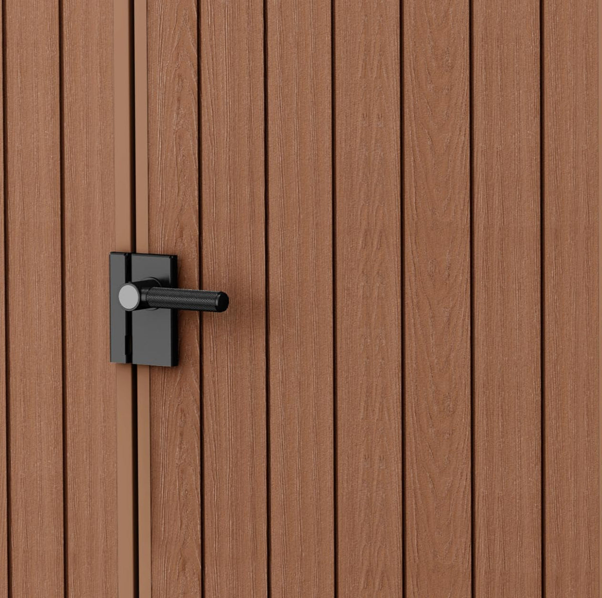Darwin 4X6 Garden Shed with Natural Wood-Look | Evotech Composite, Weather-Resistant