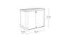 Store It Out Pro 1200L Storage Box - Grey