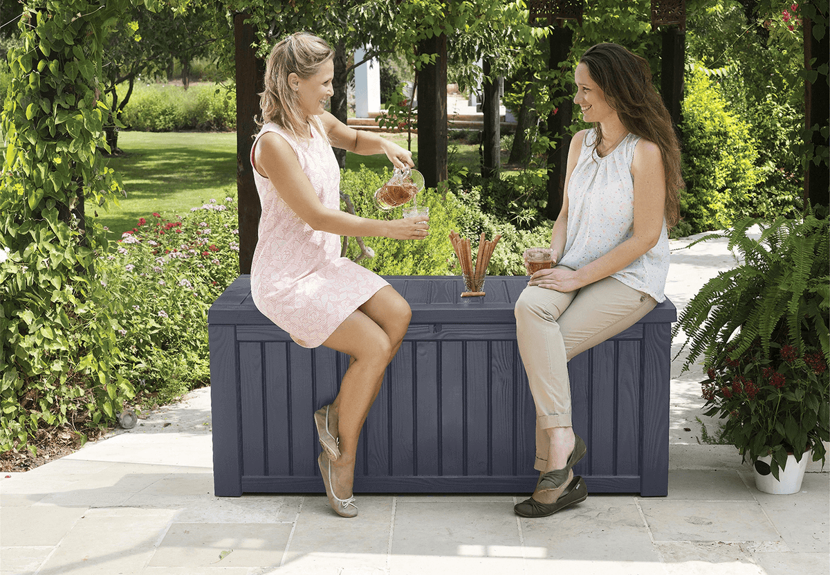 Keter Rockwood Storage Box - Anthracite