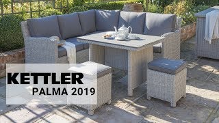 Kettler Palma Storage Box in White Wash