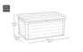 Signature 570L Storage Box - Ashwood Brown